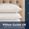 Pillow Guide UK: The Right Loft & Fill for Side, Back & Front Sleepers